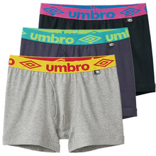 画像をギャラリービューアに読み込む, ボクサーパンツ 3枚セット メンズ 前開き 下着 綿100 アンブロ M~LL 3枚組 ボクサーブリーフ グンゼ パンツ インナー 綿 おすすめ お得 セット売り プレゼント ギフト 箱入り