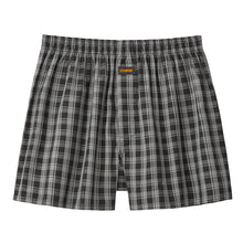 画像をギャラリービューアに読み込む, グンゼ トランクス 綿100 メンズ 前あき gtホーキンス M L LL 下着 パンツ 布帛トランクス 前開き 男性 インナー GTホーキンス GUNZE ボーダー チェック 青 柄物 ダーク系 (在庫限り)