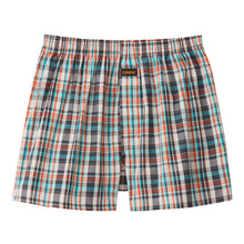画像をギャラリービューアに読み込む, グンゼ トランクス 綿100 メンズ 前あき gtホーキンス M L LL 下着 パンツ 布帛トランクス 前開き 男性 インナー GTホーキンス GUNZE ボーダー チェック 青 柄物 ダーク系 (在庫限り)