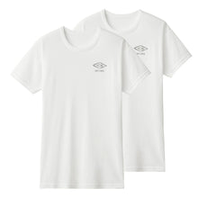 画像をギャラリービューアに読み込む, グンゼ キッズ tシャツ 男の子 半袖 クルーネック 2枚 セット 130~170cm umbro アンブロ 下着 子供 インナー ジュニア 速乾 スポーツ 体操 運動 部活 白 黒