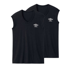画像をギャラリービューアに読み込む, グンゼ 肌着 子供 ノースリーブ 男の子 下着 シャツ vネック 2枚セット 130~170cm アンブロ 速乾 インナー キッズ ジュニア 白 黒 子ども 薄手 tシャツ タンクトップ 汗 スポーツ 体操 運動
