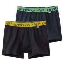 画像をギャラリービューアに読み込む, グンゼ umbro 子供 ボクサーブリーフ 2枚 セット 綿100 140~170 アンブロ パンツ 前あき ボクサーブリーフ 下着 インナー 綿 吸汗速乾 ギフト プレゼント ボクサーパンツ 黒 ブラック カラフル 140 150 160 170