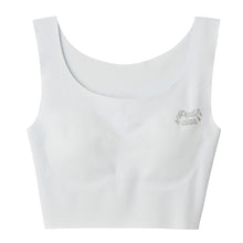 画像をギャラリービューアに読み込む, グンゼ ジュニアブラ ハーフトップ 子供 パッド付き シームレス 綿 縫い目なし 140~160cm キッズ ファーストブラ ブラジャー 女の子 下着 スクールインナー 制服 ひびきにくい パット 学校生活