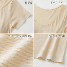 画像をギャラリービューアに読み込む, グンゼ レディース パッド付 2分袖 インナー ブラトップ M~LL (カップ付き アンダーウェア 半袖 下着 肌着 夏 速乾) (在庫限り)