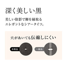 画像をギャラリービューアに読み込む, グンゼ サブリナ ストッキング 25デニール 黒 透明感 M-L・L-LL (GUNZE SABRINA ストッキング 丈夫 UV対策 伝線防止 ブラック 黒ストッキング)