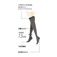 画像をギャラリービューアに読み込む, グンゼ サブリナ 黒 ストッキング ひざ下 着圧 レディース 13hpa 22-25cm GUNZE SABRINA 膝下丈 丈夫 UV対策 伝線防止 ブラック 黒ストッキング