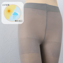 画像をギャラリービューアに読み込む, グンゼ レギンス レディース 10分丈 ずれない 50デニール M~LL スパッツ UVカット 紫外線 濡れにくい 撥水 ズレにくい 夏 夏用 通年 梅雨 黒 灰 ねずみ色 GUNZE M L LL