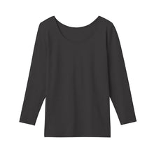 画像をギャラリービューアに読み込む, グンゼ ファイヤーアセドロン レディース 8分袖 インナー 薄手 M L LL シャツ アンダーウェア 下着 暖かい 冬 防寒 肌着 婦人 GUNZE