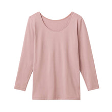 画像をギャラリービューアに読み込む, グンゼ ファイヤーアセドロン レディース 8分袖 インナー 薄手 M L LL シャツ アンダーウェア 下着 暖かい 冬 防寒 肌着 婦人 GUNZE