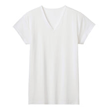 画像をギャラリービューアに読み込む, アセドロン Vネック Tシャツ グンゼ メンズ M L LL gunze 吸汗速乾 消臭 v首 半袖 短袖 汗取り 汗パッド 脇パッド シャツ 下着 肌着 インナー 夏 プレゼント ギフト 父の日