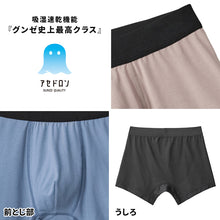 画像をギャラリービューアに読み込む, アセドロン ボクサーパンツ グンゼ メンズ M L LL gunze 吸汗速乾 消臭 ボクサーブリーフ 前とじ インナー パンツ 肌着 夏 プレゼント ギフト 父の日