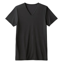 画像をギャラリービューアに読み込む, アセドロン Vネック Tシャツ グンゼ 鹿の子 メンズ M L LL 3L gunze 吸汗速乾 消臭 v首 半袖 シャツ 下着 肌着 インナー 夏 プレゼント ギフト 父の日
