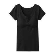 画像をギャラリービューアに読み込む, グンゼ レディース 半袖 インナー パッドつき 冷感 M~LL キレイラボ 下着 肌着 夏 薄手 2分袖 シャツ 完全無縫製 綿 コットン 縫い目なし シームレス (在庫限り)