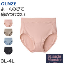 画像をギャラリービューアに読み込む, グンゼ レディース ショーツ レギュラー ローレッグ パンツ 3L-4L GUNZE ミラクルモンスター 無地 下着 締めつけない スタンダード 大きいサイズ 大きめ XXL (在庫限り)