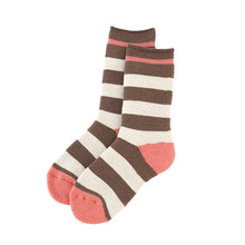 画像をギャラリービューアに読み込む, ウチコレ 裏起毛 ソックス レディース グンゼ 23-25cm ボーダー 靴下 ルームソックス クルーソックス 防寒 冷え対策 もこもこ ふわふわ あったか あたたか 暖か 暖かい 室内 プレゼント ギフト クリスマス (在庫限り)