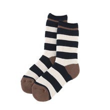 画像をギャラリービューアに読み込む, ウチコレ 裏起毛 ソックス レディース グンゼ 23-25cm ボーダー 靴下 ルームソックス クルーソックス 防寒 冷え対策 もこもこ ふわふわ あったか あたたか 暖か 暖かい 室内 プレゼント ギフト クリスマス (在庫限り)