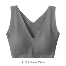 画像をギャラリービューアに読み込む, ブラジャー ブラ ハーフトップ ノンワイヤー キレイラボ M L LL グンゼ 縫い目なし オーガニックコットン 綿 カットオフ 楽 らく 美しい きれい レディース ストレスフリー グレー ピンク ベージュ