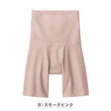 画像をギャラリービューアに読み込む, ガードル ロングガードル ショーツ キレイラボ M L LL グンゼ 下着 パンツ ボトム ズボン下 スパッツ 縫い目なし オーガニックコットン 綿 カットオフ 楽 らく 美しい きれい レディース ストレスフリー グレー ピンク ベージュ