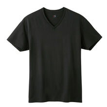 画像をギャラリービューアに読み込む, グンゼ YG tシャツ メンズ 半袖 vネック 吸水 ドライ 抗菌 防臭 M L LL v首 GUNZE インナーシャツ 男性 紳士 下着 肌着 インナー ニオイ対策 夏 スーツ下 ビジネス ビジネスインナー オールシーズン 白 黒