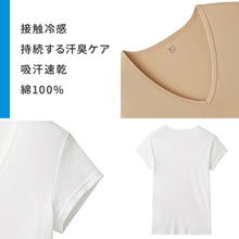 画像をギャラリービューアに読み込む, グンゼ yg tシャツ メンズ vネック 半袖 接触冷感 綿100 脇パッド付き M L LL v首 gunze nextra 肌着 下着 男性 紳士 脇汗対策 汗取りインナー ビジネス インナー プレゼント ギフト 父の日 ネクストラ ネクストラプラス (在庫限り)