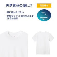 画像をギャラリービューアに読み込む, グンゼ YG tシャツ メンズ 半袖 クルーネック 抗菌 防臭 2枚組 M L LL 丸首 GUNZE インナーシャツ 男性 紳士 下着 肌着 インナー ニオイ対策 夏 スーツ下 ビジネス ビジネスインナー オールシーズン