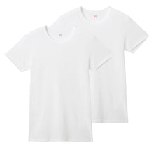 画像をギャラリービューアに読み込む, グンゼ YG tシャツ メンズ 半袖 クルーネック 鹿の子 抗菌 防臭 2枚組 M L LL 吸汗速乾 丸首 GUNZE インナーシャツ 男性 紳士 下着 肌着 インナー ニオイ対策 夏 スーツ下 ビジネス ビジネスインナー オールシーズン