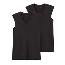 画像をギャラリービューアに読み込む, グンゼ YG ノースリーブ スリーブレス tシャツ メンズ vネック 鹿の子 抗菌 防臭 2枚組 M L LL タンクトップ 吸汗速乾 v首 GUNZE インナーシャツ 男性 紳士 下着 肌着 インナー ニオイ対策 夏 スーツ下 ビジネス ビジネスインナー オールシーズン