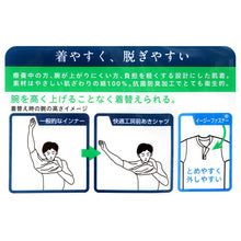 画像をギャラリービューアに読み込む, メンズ グンゼ 快適工房 介護シャツ 綿100 M L LL 綿100% 綿シャツ イージーファスナー 介護用 肌着 前開き インナーシャツ Tシャツ 半袖 シニア向け 着脱簡単 ゆったり アームホール 抗菌防臭 白 ホワイト ワンタッチシャツ グンゼ 男性用 高齢者 簡単着替え