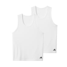 画像をギャラリービューアに読み込む, アディダス キッズ tシャツ 男の子 インナー スリーブレス ノースリーブ 2枚組 グンゼ 150 160 170cm タンクトップ 下着 子供 吸汗 速乾 男子 肌着 シャツ 白 黒 子ども ジュニア adidas さらさら 洗い替え