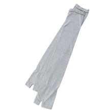 画像をギャラリービューアに読み込む, アセドロン アームカバー 60cm丈 ロング グンゼ フリーサイズ gunze 黒 灰 日焼け対策 夏用 通気性抜群 ムレにくい お出かけ 散歩 海水浴 夏 無地