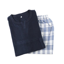 画像をギャラリービューアに読み込む, アセドロン パジャマ 半袖 メンズ 紳士 グンゼ 5分丈パンツ M L LL ニット gunze 半ズボン 吸汗速乾 夏 速乾 プレゼント ギフト 父の日 敬老の日 (送料無料)