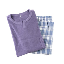 画像をギャラリービューアに読み込む, アセドロン パジャマ 半袖 メンズ 紳士 グンゼ 5分丈パンツ M L LL ニット gunze 半ズボン 吸汗速乾 夏 速乾 プレゼント ギフト 父の日 敬老の日 (送料無料) (在庫限り)