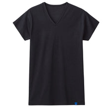 画像をギャラリービューアに読み込む, 冷感 インナー メンズ Vネック Tシャツ 汗取り付き 綿100% グンゼ M L LL 天然冷感 接触冷感 消臭 汗対策 脇汗対策 汗ジミ対策 夏用 涼しい 吸汗 ムレ軽減 半袖 アンダーシャツ 下着 紳士 肌着 ビジネスインナー スーツインナー 薄手 ブラック ホワ