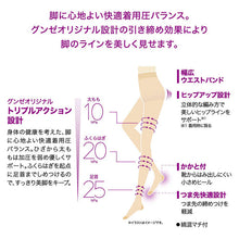 画像をギャラリービューアに読み込む, 着圧ストッキング 高着圧 ストッキング レディース 段階着圧ストッキング 足首25hPa M L 美脚 着圧 美脚ストッキング 引き締め むくみ対策 立ち仕事 デスクワーク パンスト パンティストッキング ヒップアップ サポートストッキング 美脚サポート 引き締めストッキング