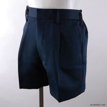画像をギャラリービューアに読み込む, 小学生 男子 制服 上下セット 半ズボン 紺 洗える 撥水 形態安定 ウエストゴム A体 120cmA・130cmA 子供 小学校 男の子 学生服 パンツ丈長め 丈夫 イートン (送料無料) (取寄せ)
