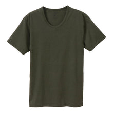 画像をギャラリービューアに読み込む, ヘインズ Tシャツ Vネック 半袖 メンズ レディース M・L (トップス ユニセックス シャツ インナー 黒 ネイビー カーキ hanes) (在庫限り)
