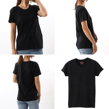 画像をギャラリービューアに読み込む, ヘインズ ジャパンフィット Tシャツ レディース 半袖 綿100% 2枚組 M・L インナー トップス コットン 無地 シンプル クルーネック 透けにくい