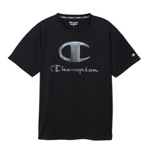 画像をギャラリービューアに読み込む, Champion Tシャツ レディース 半袖 婦人 ウエア シャツ トップス M L 吸汗 速乾 防臭 紫外線 ロゴ シンプル ジム (在庫限り)