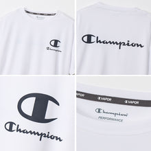 画像をギャラリービューアに読み込む, Champion レディース クルーネック Tシャツ 短め M・L チャンピオン tシャツ 半袖 UV スポーツ シャツ インナー (在庫限り)
