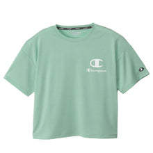 画像をギャラリービューアに読み込む, Champion レディース クルーネック Tシャツ 短め M・L チャンピオン tシャツ 半袖 UV スポーツ シャツ インナー (在庫限り)
