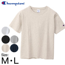 画像をギャラリービューアに読み込む, Champion レディース クルーネックTシャツ M・L (チャンピオン コットン100% 半袖 クルーネック) (在庫限り)
