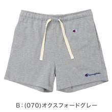 画像をギャラリービューアに読み込む, Champion ショートパンツ レディース ハーフパンツ レディースショーツ 短パン ブランドショーツ コットンショーツ カジュアルパンツ M・L 夏パンツ リラックスパンツ ウエストゴム ワンポイント ロゴパンツ スポーツ カジュアル ルームウェア 部屋着 夏服