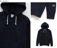 画像をギャラリービューアに読み込む, Champion レディース パーカー スウェット 裏起毛 プルオーバー M・L (トップス 秋冬 秋服 冬服 暖かい カジュアル シンプル チャンピオン ブランド) (在庫限り)