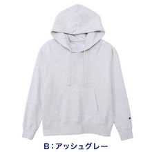 画像をギャラリービューアに読み込む, Champion チャンピオン パーカー レディース 裏毛 綿混 ライトウェイト フーデッドスウェット 長袖 ロゴ刺繍 ゆったり スウェット トップス フーディー M・L・XL カジュアル 普段着 春 秋 冬 重ね着 アメリカ綿 リサイクルポリエステル シンプル ス