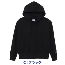 画像をギャラリービューアに読み込む, Champion チャンピオン パーカー レディース 裏毛 綿混 ライトウェイト フーデッドスウェット 長袖 ロゴ刺繍 ゆったり スウェット トップス フーディー M・L・XL カジュアル 普段着 春 秋 冬 重ね着 アメリカ綿 リサイクルポリエステル シンプル ス