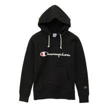 画像をギャラリービューアに読み込む, Champion レディース プルオーバー スウェットパーカー M・L (ロゴプリント チャンピオン ブランド ベーシック) (送料無料) (在庫限り)