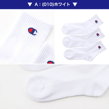 画像をギャラリービューアに読み込む, チャンピオン 靴下 子供 クルー丈 ソックス クルー丈 3足組  v キッズ ジュニア 男の子 女の子 男子 女子 ショートソックス champion (在庫限り)