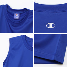 画像をギャラリービューアに読み込む, ヘインズ Champion ボーイズ メッシュ スリーブレスシャツ 130cm~160cm (Champion ジュニア ロゴ )
