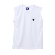 画像をギャラリービューアに読み込む, ヘインズ Champion ボーイズ メッシュ スリーブレスシャツ 130cm~160cm (Champion ジュニア ロゴ )