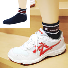 画像をギャラリービューアに読み込む, チャンピオン 靴下 キッズ ソックス 3足 セット ショート ジュニア 男の子 女の子 スポーツ ロゴ 19-24cm (champion まとめ買い スニーカーソックス ワンポイント 綿素材 子供 男子 女子 ジュニア)